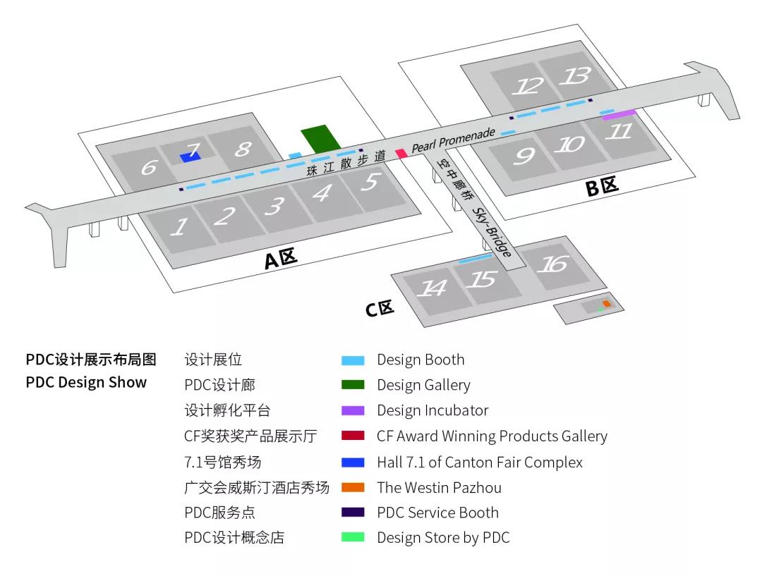 地点: 广交会展馆珠江散步道(展馆主通道)